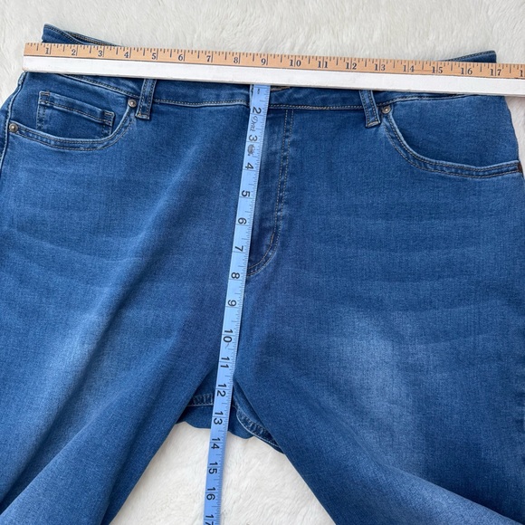 Flying Banana Jeans Women’s 16S Denim Medium Wash 5-Pocket‎ Straight Casual - Picture 10 of 11